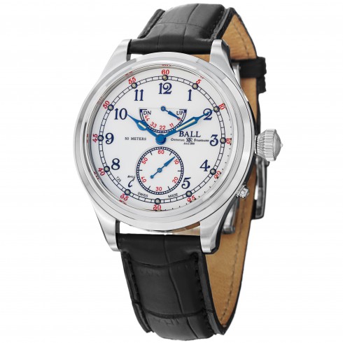 Ball Trainmaster 21 Automatic White Dial Leather Men's Watch NM2058DLFJWH1 watches