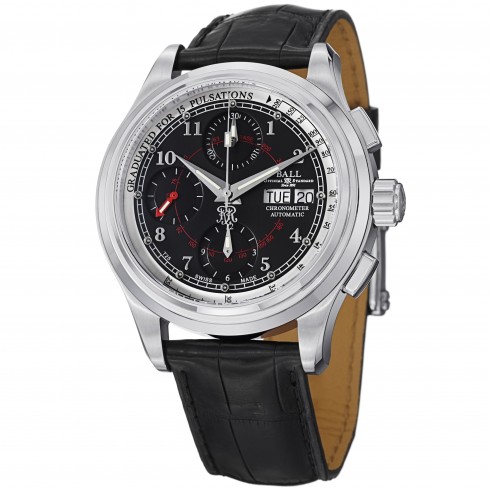 Ball Trainmaster Pulse Meter Automatic Black Dial Men's Watch CM1010D-LCJ-BK watches