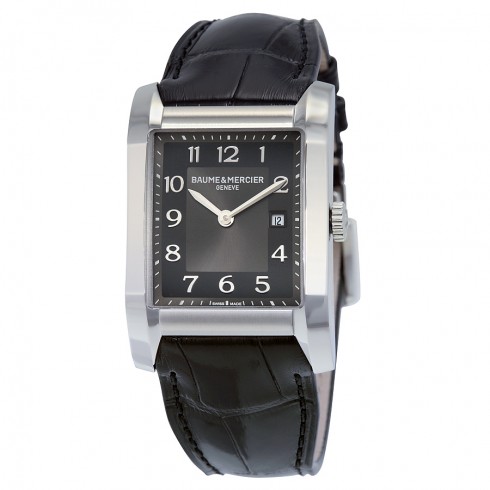 Baume and Mercier Black Dial Leather Strap Ladies Watch 10019 watches
