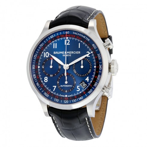 Baume and Mercier Blue Dial Chronograph Automatic Men's Watch 10065 watches
