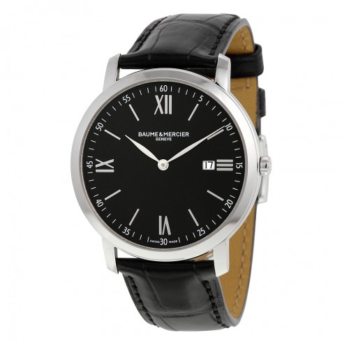 Baume and Mercier Classima Executives Black Dial Stainless Steel Men's Watch 10098 watches