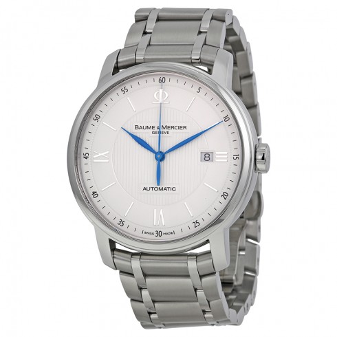 Baume and Mercier Classima Silver Dial Stainless Steel Men's Watch 10085 watches