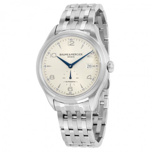 Baume and Mercier Clifton Silver Dial Stainless Steel Automatic Men's Watch 10099 watches
