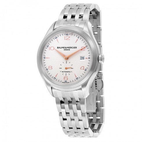 Baume and Mercier Clifton Silver Dial Stainless Steel Automatic Men's Watch 10141 watches