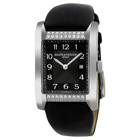 Baume and Mercier Hampton Milleis Opaline Black Dial Ladies Watch 10024 watches