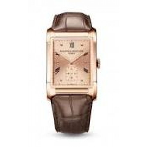 Baume and Mercier Hampton Milleis Rose Gold Dial Brown Leather Men's Watch 10033 watches
