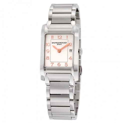 Baume and Mercier Hampton Silver Dial Stainless Steel Ladies Watch 10049 watches