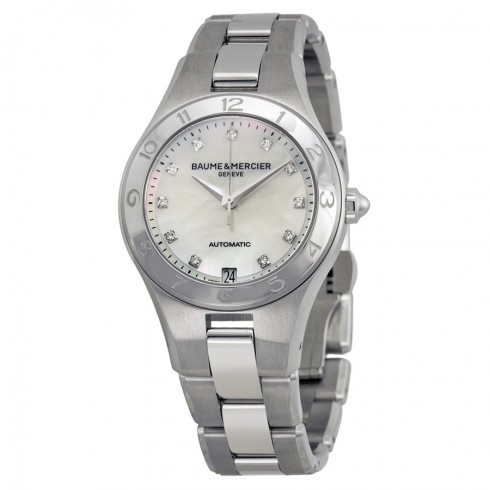 Baume and Mercier Linea Stainless Steel Ladies Watch 10074 watches