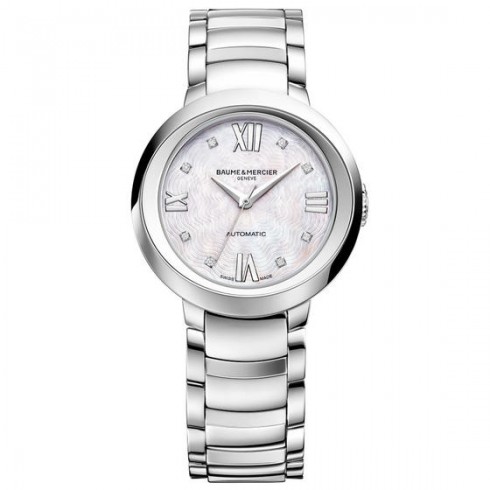 Baume and Mercier Promesse Mother of Pearl Diamond Dial Automatic Ladies Watch 10238 watches
