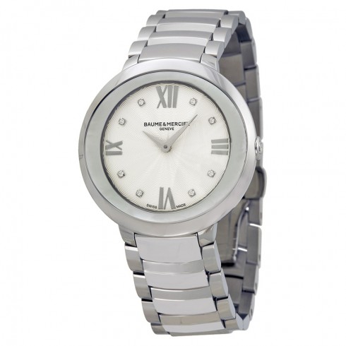 Baume and Mercier Promesse Mother of Pearl Stainless Steel Ladies Watch 10178 watches