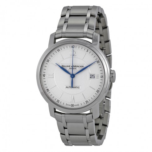 Baume and Mercier Silver Dial Stainless Steel Automatic Men's Watch 08837 watches