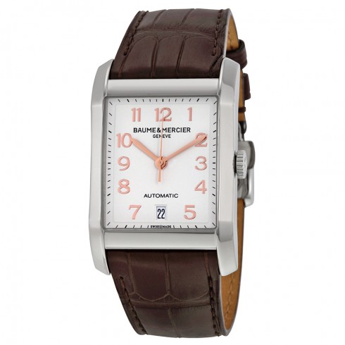 Baume et Mercier Classima Silver Dial Brown Leather Watch MOA10156 watches