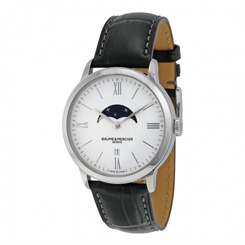 Baume et Mercier Classima White Dial Moonphase Men's Watch 10219 watches