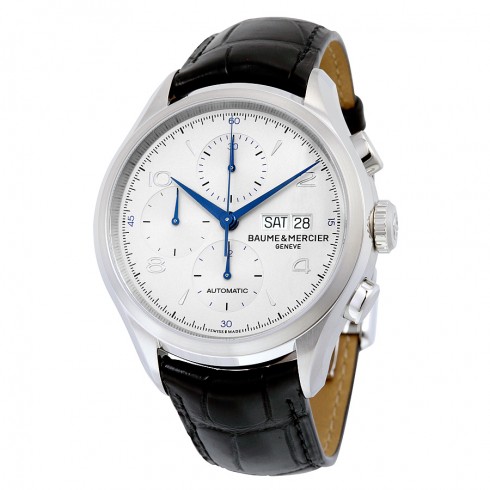 Baume et Mercier Clifton Automatic Chronograph Silver Dial Men's Watch 10123 watches