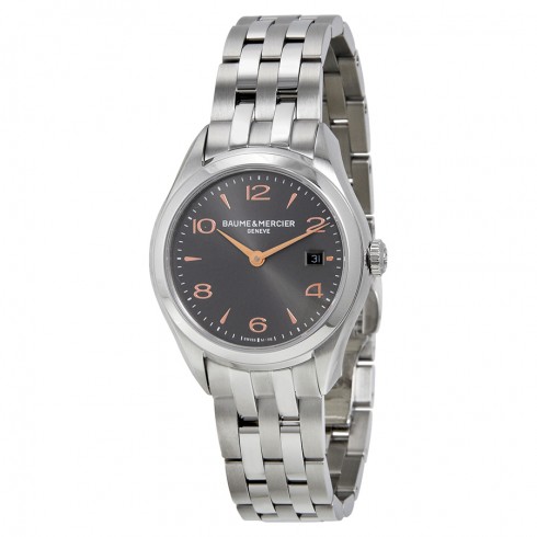 Baume Et Mercier Clifton Grey Dial Stainless Steel Ladiess Watch10209 watches