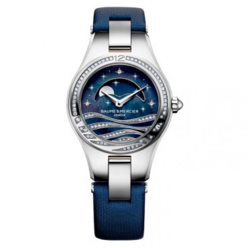 Baume et Mercier Linea NightBlue Mother of Pearl Dial Ladies Watch 10119 watches