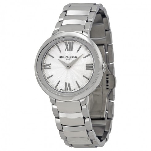 Baume Et Mercier Promesse Silver Dial Stainless Steel Ladies Watch 10157 watches