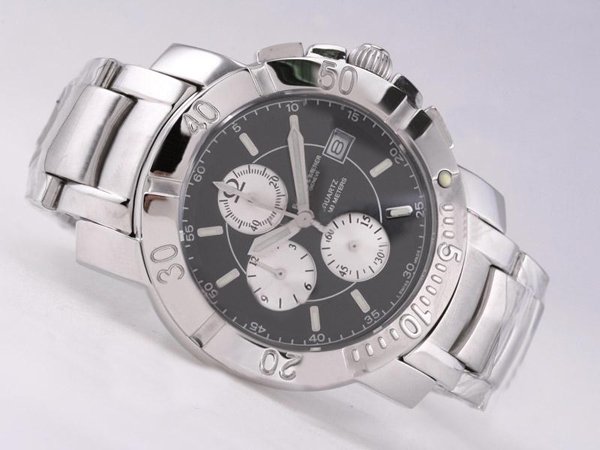 Baume Mercier Riviera XXL 8502 Black Dial Stainless Steel Bezel Automatic Watch watches