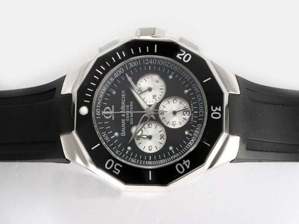 Baume Mercier Riviera XXL 8723 Quartz Chronograph Mens 43mm Watch watches