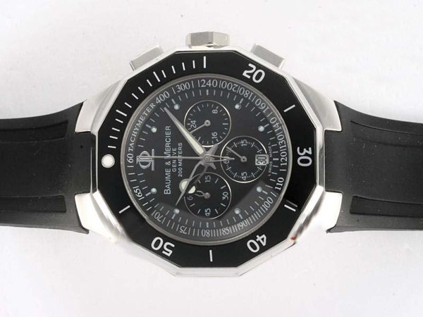Baume Mercier Riviera XXL 8723 Stainless Steel Bezel Automatic Mens Watch watches