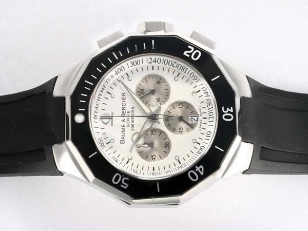 Baume Mercier Riviera XXL 8723 White Dial Automatic 43mm Watch watches