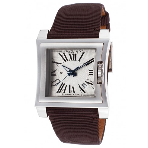 Bedat No. 1 Silver Dial Satin Strap Automatic Unisex Watch 114.010.100 watches