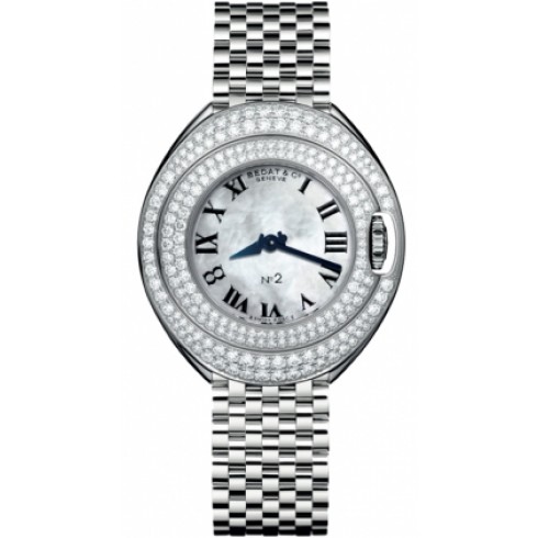 Bedat No. 2 Mother of Pearl Dial Stainless Steel Diamond Unisex Watch 228.051.90 watches