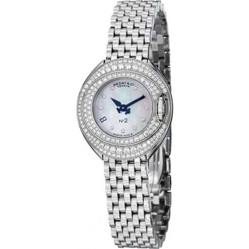 Bedat No 2 Mother of Pearl Diamond Stainless Steel Ladies Watch 227.051.909 watches