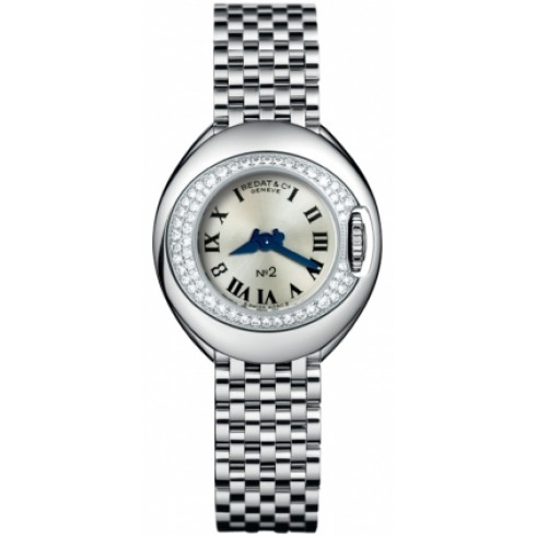 Bedat No. 2 Silver Dial Stainless Steel Diamond Ladies Watch 227.031.600 watches