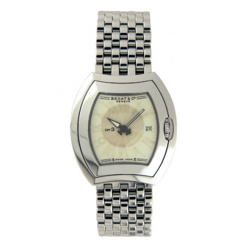Bedat No 3 Silver Dial Stainless Steel Ladies Watch 334.011.100 watches