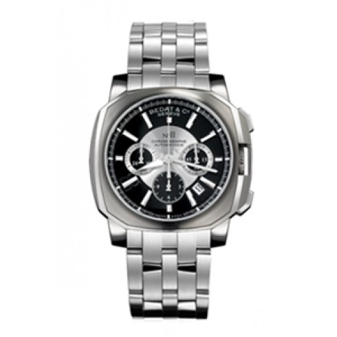 Bedat No 8 Black and Silver Dial Stainless Steel Men's Watch 867.011.311 watches