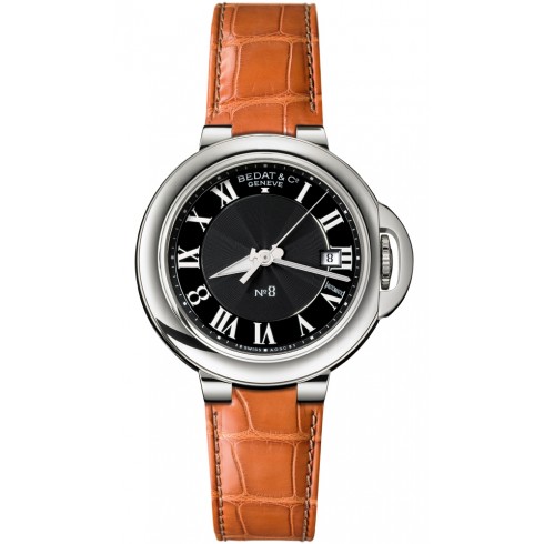 Bedat No. 8 Black Dial Brown Leather Automatic Men's Watch 831.010.300 watches