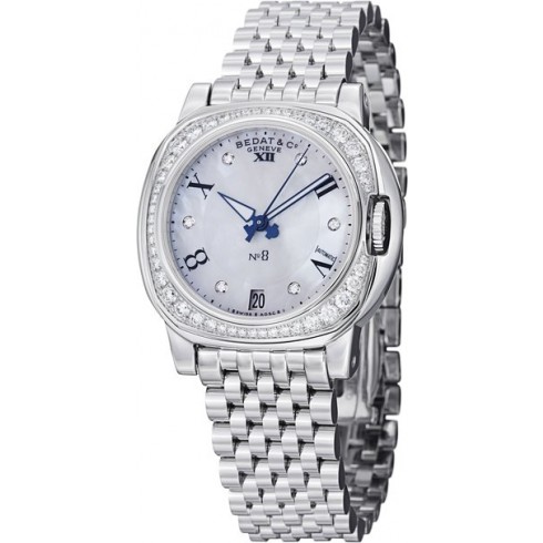 Bedat No 8 Mother of Pearl Diamond Dial Automatic Ladies Watch 838.061.909 watches