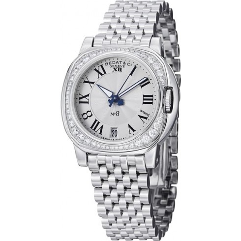Bedat No 8 Silver Dial Diamond Automatic Ladies Watch 838.061.100 watches