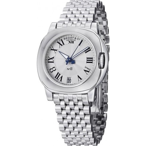 Bedat No 8 Silver Dial Stainless Steel Automatic Men's Watch 838.011.100 watches