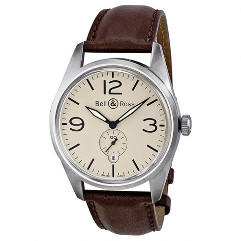 Bell and Ross 123 Original Leather Men's Watch BLRBR123-ORIG-BG watches