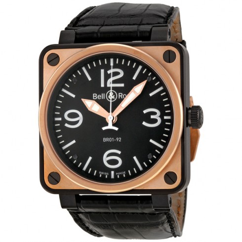 Bell and Ross BR 01 Automatic Black Dial Men's Watch BR0192-BICOLOR watches