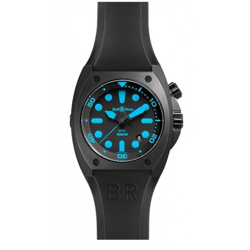 Bell and Ross Marine Black Dial Men's Watch BR02-BLEU watches