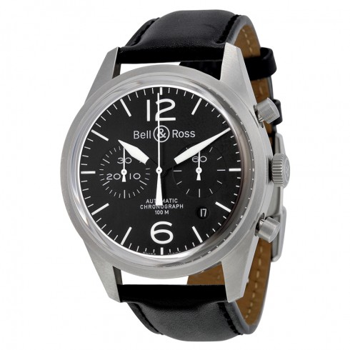 Bell and Ross Original Black Dial Chronograph Automatic 41 MM Men's Watch BR-126-ORIGINAL-BLACK watches