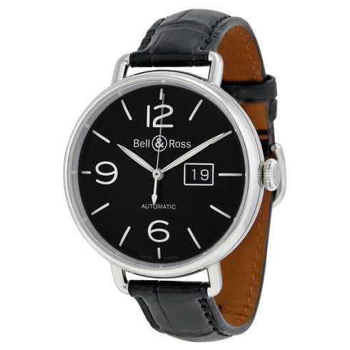 Bell and Ross WW1 Grande Date Black Dial Automatic Men's Watch BRWW196-BL-ST watches
