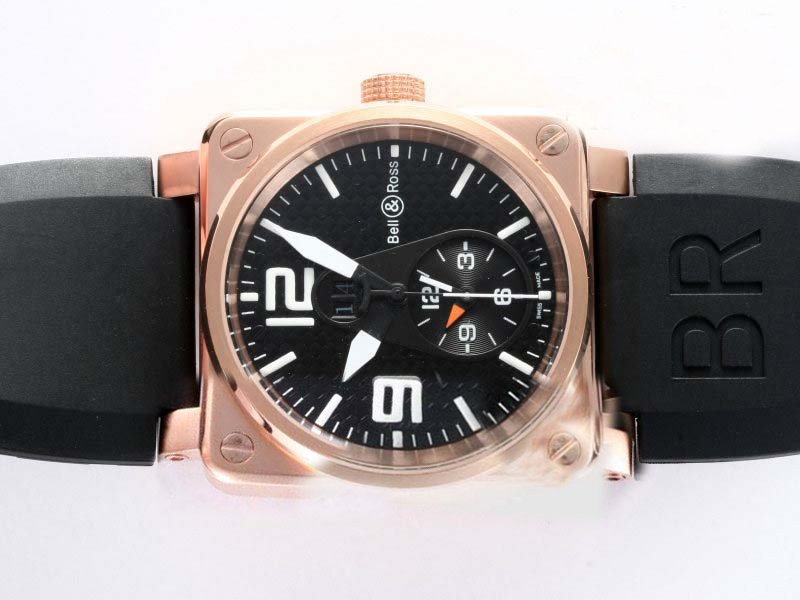 Bell Ross BR01-92 BR01-92-BD-B-V-27 Rose Gold Case Midsize Square Watch watches