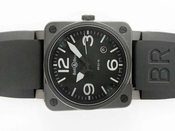 Bell Ross BR01-94 Chronograph BR01-94 Black PVD Case 42x42mm Watch watches