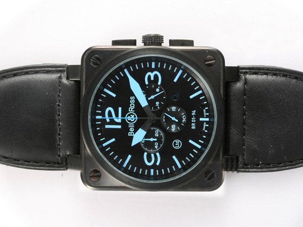 Bell Ross BR01-94 Limited editions BR01-94 Blue PVD Bezel Midsize Watch watches