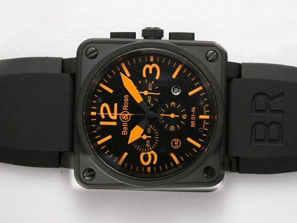 Bell Ross BR01-94 Limited editions BR01-94 Orange 46x46mm Black Dial Watch watches