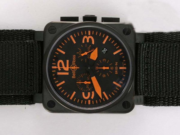 Bell Ross BR01-94 Limited editions BR01-94 Red 42x42mm Black Dial Quartz Chronograph Watch watches