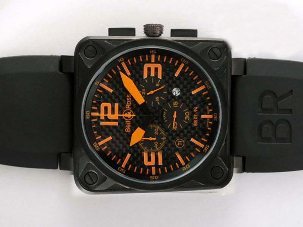 Bell Ross BR01-94 Limited editions BR01-94 Red Black Dial 38x38mm PVD Case Watch watches