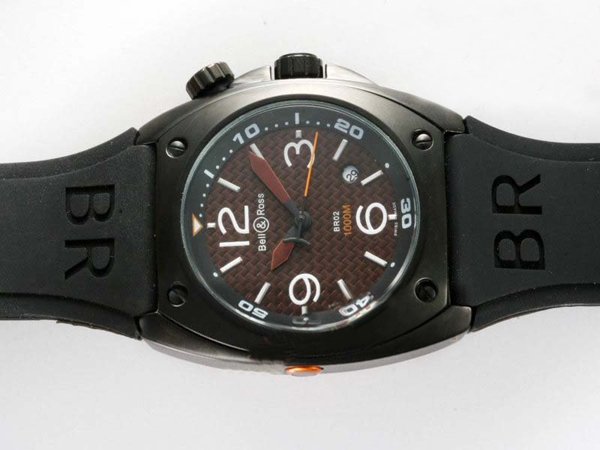 Bell Ross BR02 BR02 -94 Carbon Finish PVD Bezel Midsize Automatic Watch watches