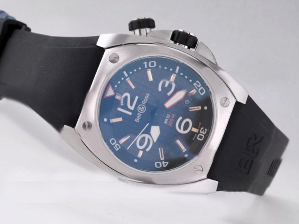 Bell Ross BR02 BR02 Steel Midsize Stainless Steel Bezel Watch watches