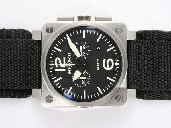 Bell Ross BR03-94 BR 03-94 Quartz Chronograph 42x42mm Midsize Watch watches