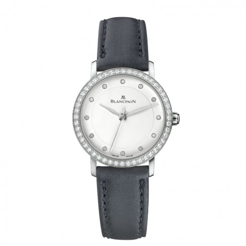Blancpain Ultraplate White Dial Diamond Ladies Watch 6102-4628-95A watches